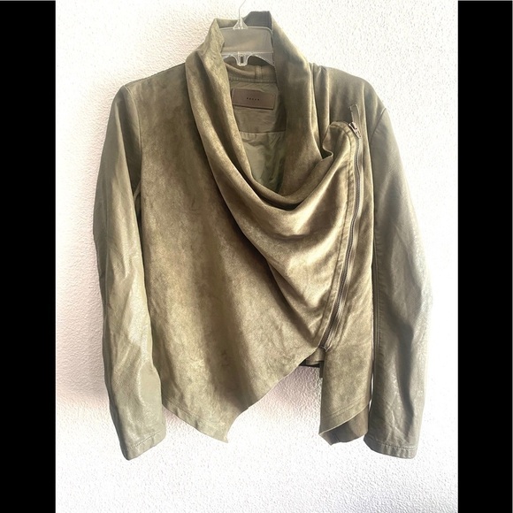 BLANK NYC drape front jacket olive size XS - Picture 3 of 9